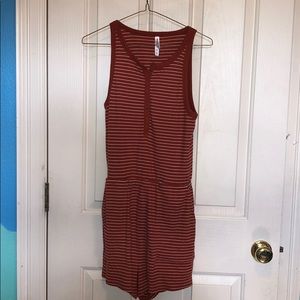 stripped romper